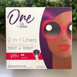 One by Poise 2-in-1 Liners